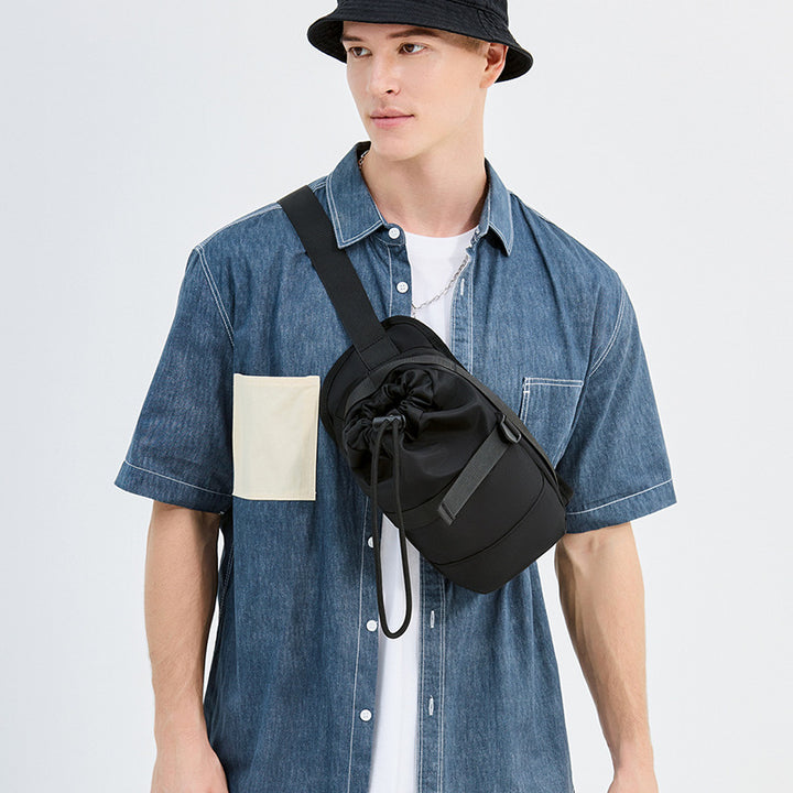 Compact Drawstring Sling Bag Bowlift