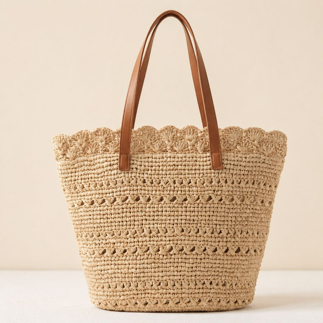 Handcrafted shoulder bag with unique mesh structure Bowlift
