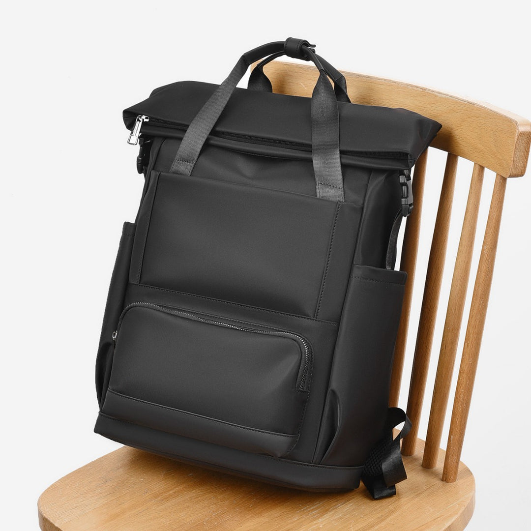 Durable Waterproof Roll-Top Backpack Bowlift