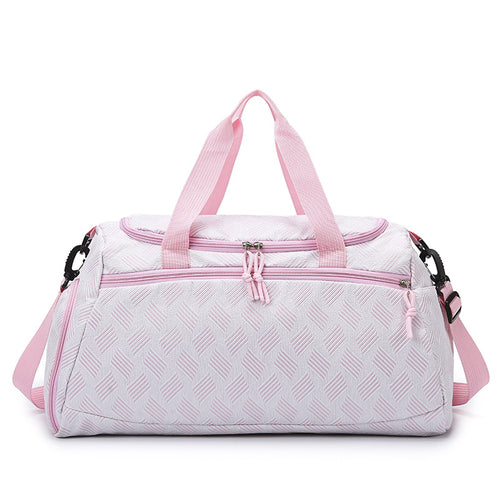 Stylish Textured Travel Duffel Bag Bowlift