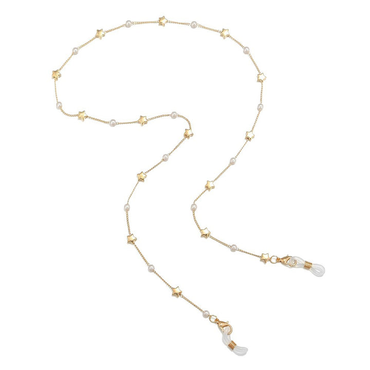 Star Accent Eyewear Retainer Chain Bowlift