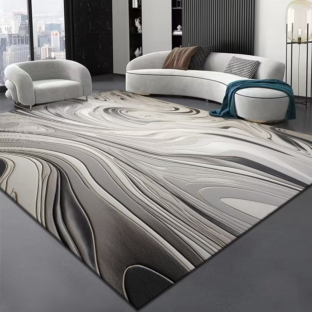 Modern Optical Illusion Area Rug Bowlift