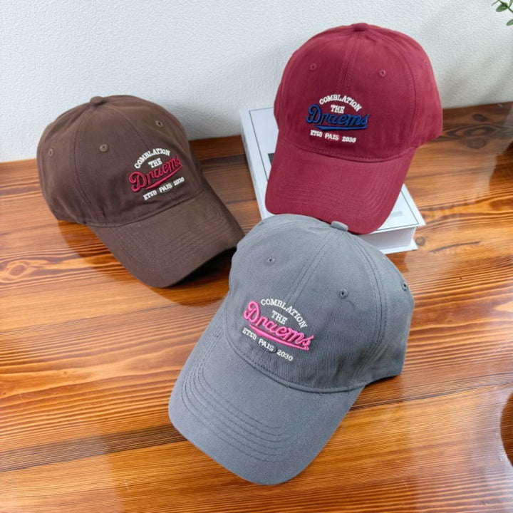 Men's Embroidered Casual Adjustable Baseball Cap Bowlift