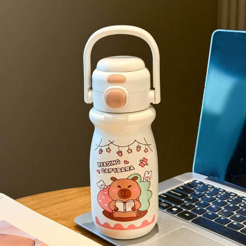 Women's insulated drinking bottle in playful animal design Bowlift