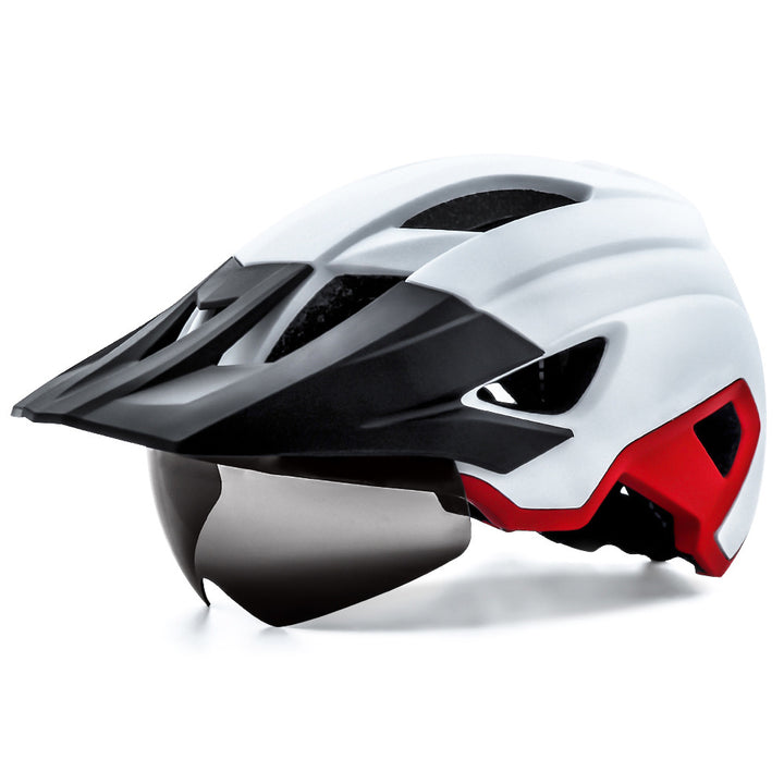 Advanced Mountain Biking Helmet with Integrated Visor Bowlift