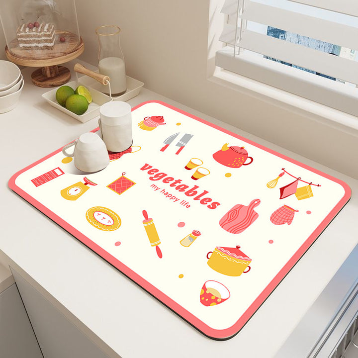 Dessert-Themed Kitchen Mat Bowlift