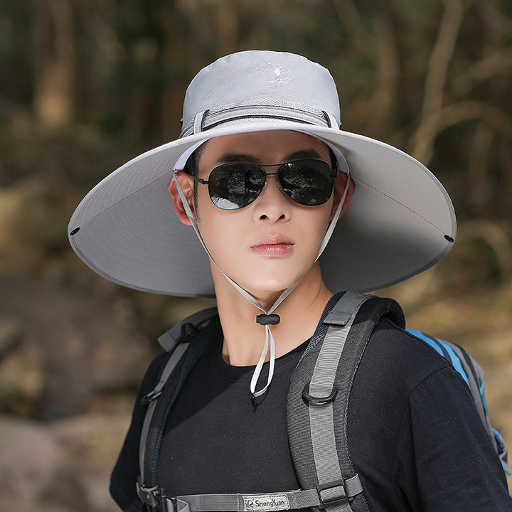 o Wide Brim Hiking Hat with UV Protection and Adjustable Chin Strap Bowlift