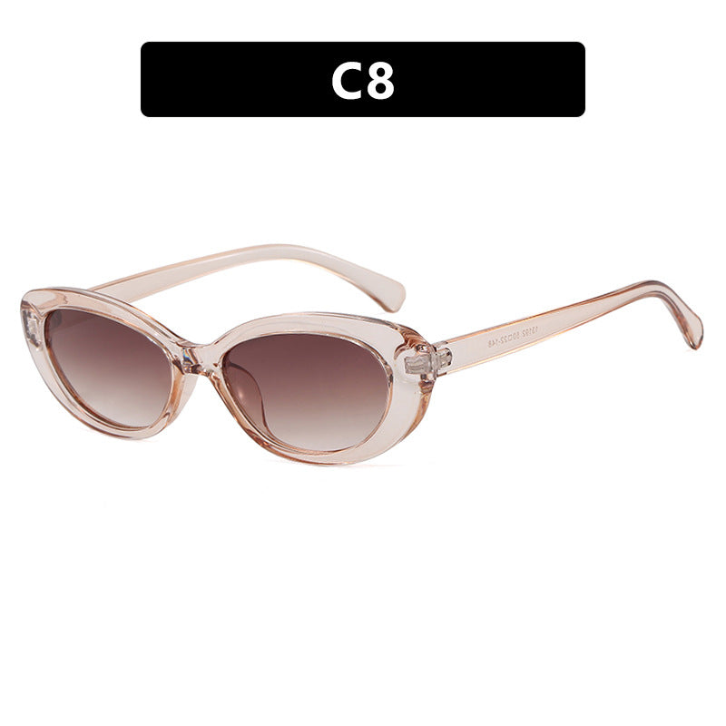 Women's fashionable cat-eye sunglasses with UV protection and elegant frame Bowlift