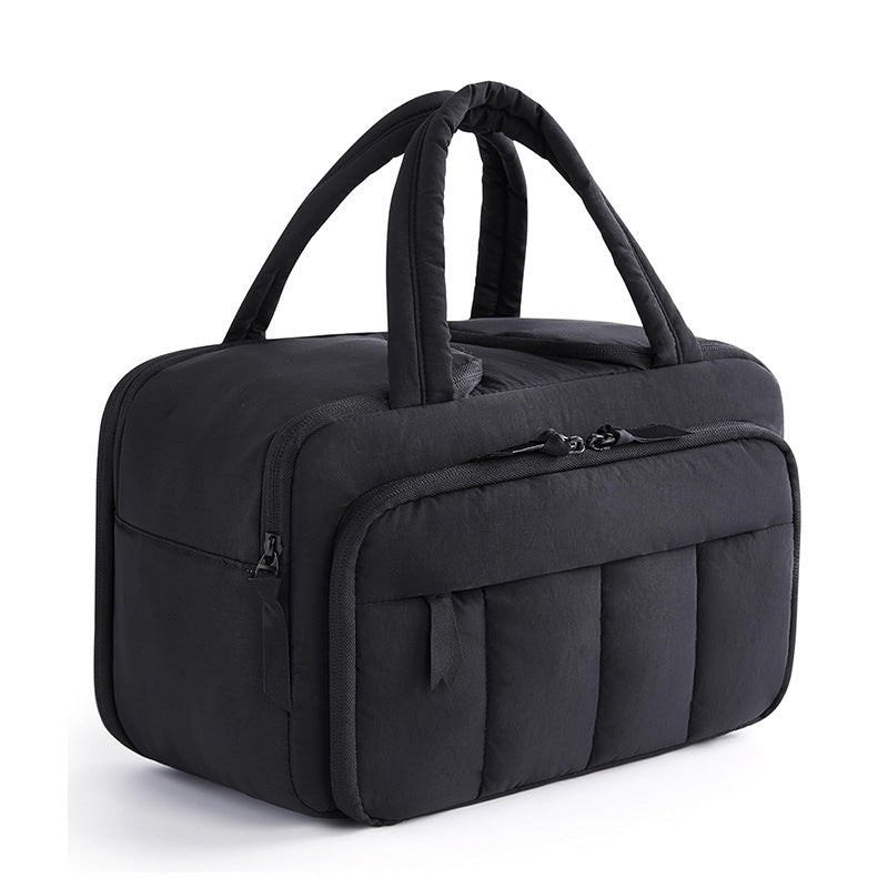 Versatile Quilted Travel Duffle Bag Bowlift