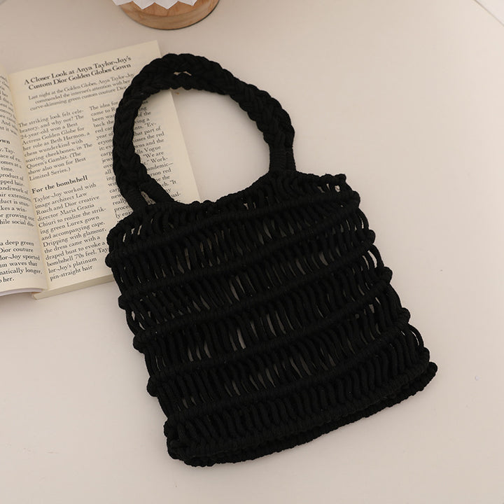 Braided Macrame Shoulder Bag Bowlift