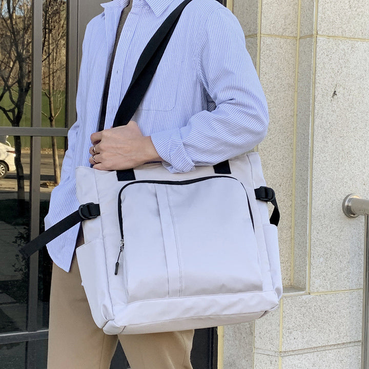 Multi-Compartment Utility Shoulder Bag Bowlift