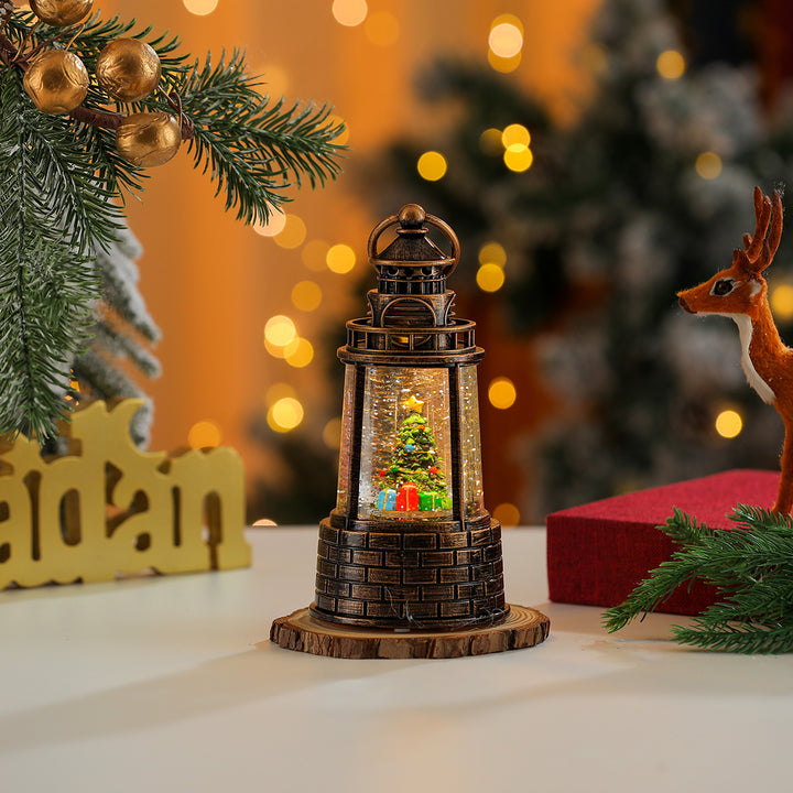 LED Christmas Lantern Decoration Bowlift