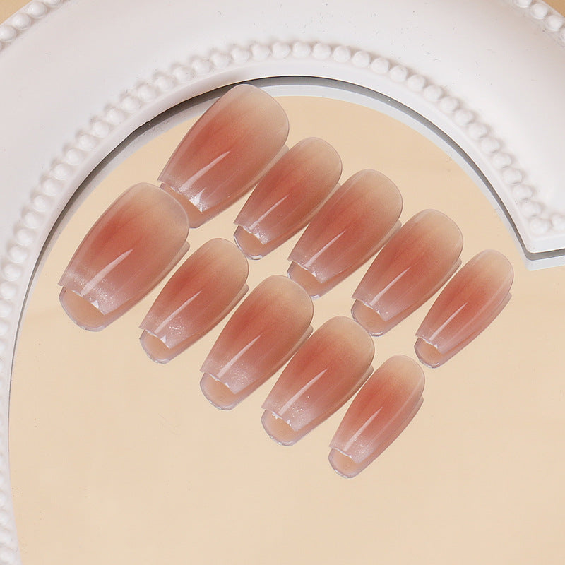 Natural Almond-Shaped Press-On Nails Bowlift