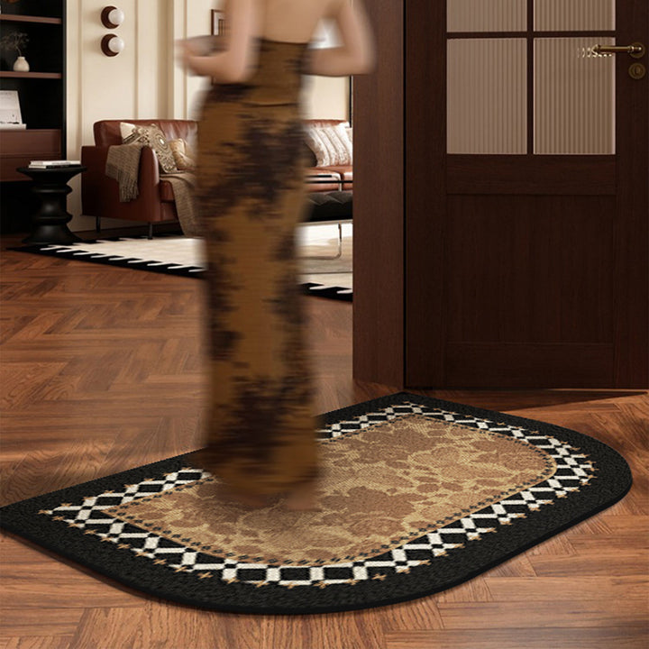 Elegant Textured Area Mat