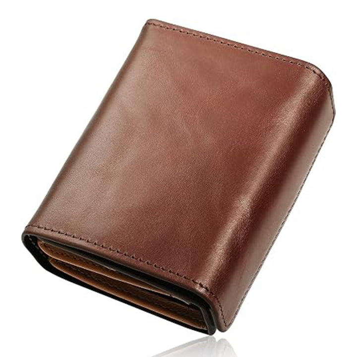 Stylish Leather Mini Wallet Bowlift