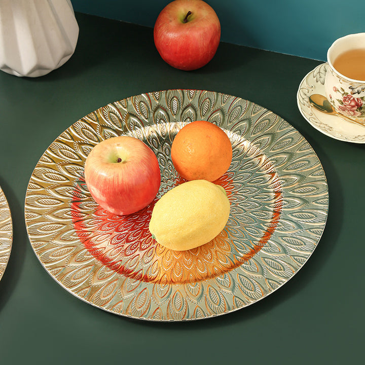 Decorative Textured Charger Plate Bowlift