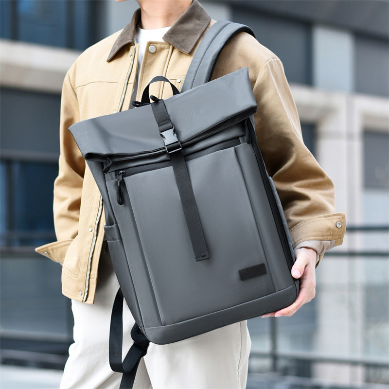 Roll-Top Laptop Backpack with Secure Closure Bowlift
