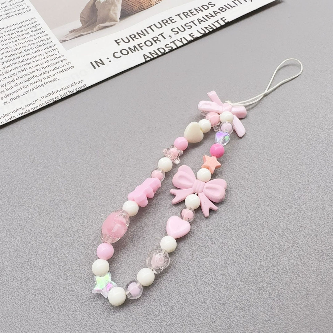 Heart-Shaped Beaded Eyewear Chain Bowlift 1790407502
