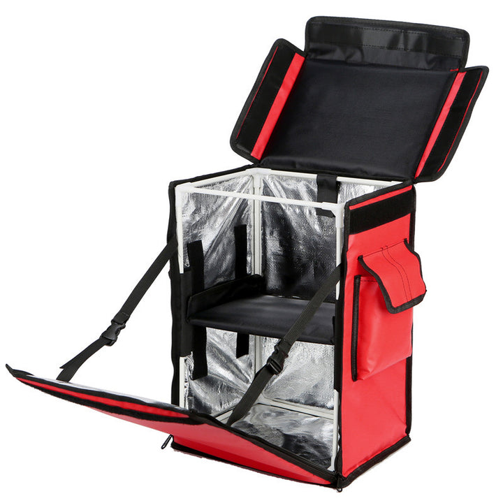 Unisex Insulated Food Transport Box with Side Storage Compartment Bowlift