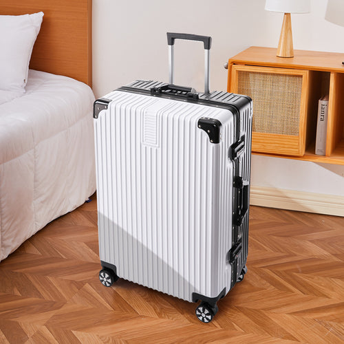 Modern Hard-Shell Wheeled Travel Suitcase Bowlift