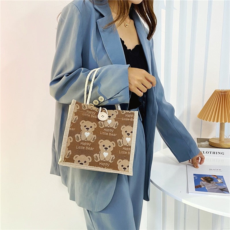 Shoulder bag with sweet bear motif Bowlift