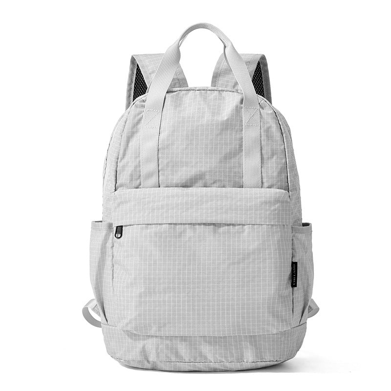 Lightweight Grid Pattern Backpack Bowlift