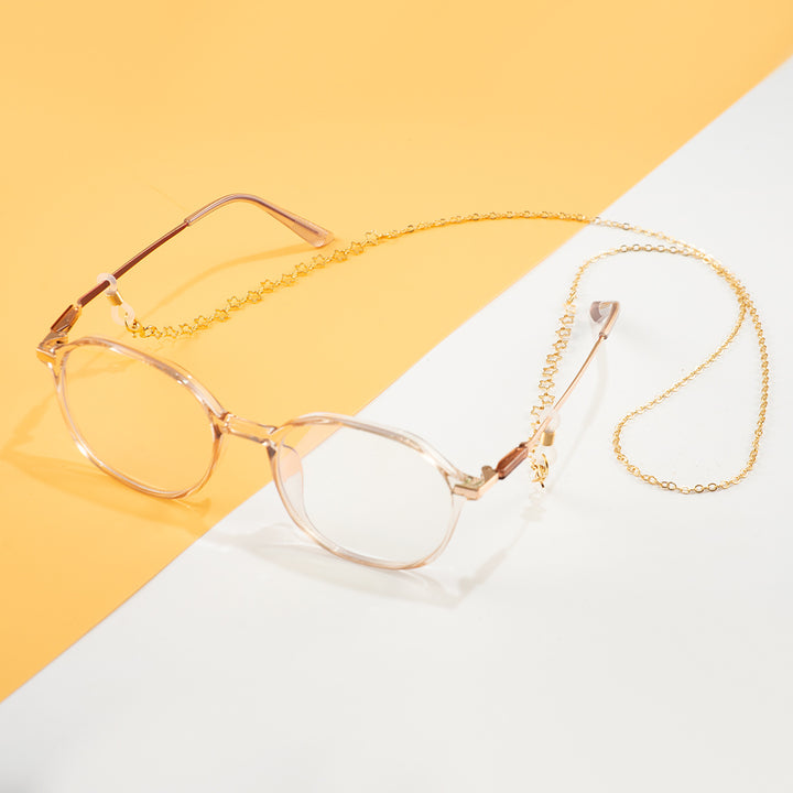 Star-Patterned Eyewear Chain Bowlift