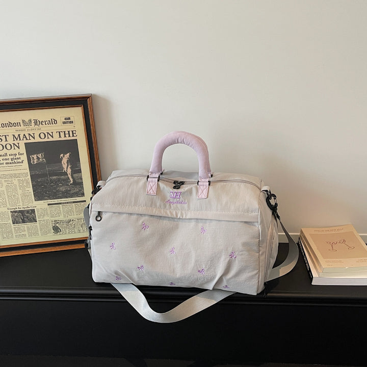 Stylish Embroidered Travel Duffel