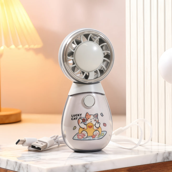 Ladies Portable Mini Fan with Powerful Battery Technology Bowlift