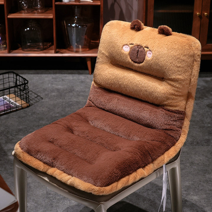 Plush seat cushion with animal design Bowlift