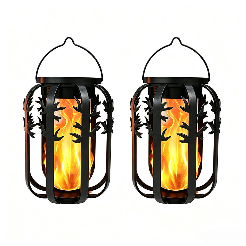 Unisex Solar Lantern with Flickering Fire Effect Bowlift