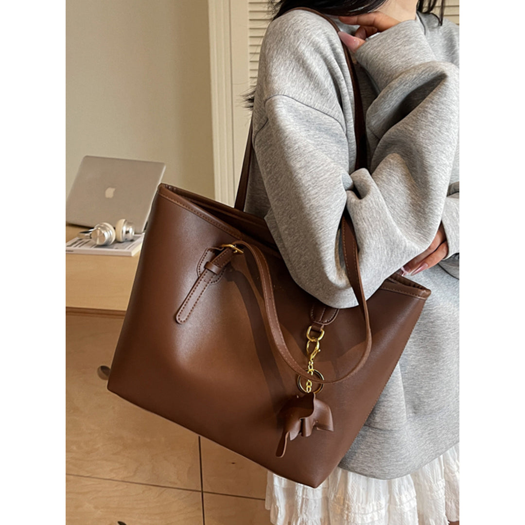 Elegant Leather Tote Bag Bowlift
