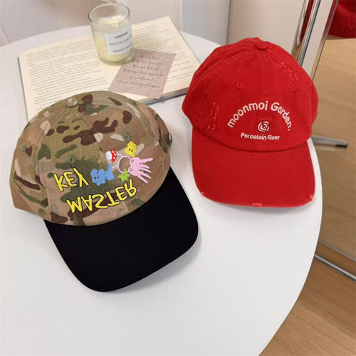 Men's Vintage-Inspired Distressed Baseball Cap Bowlift