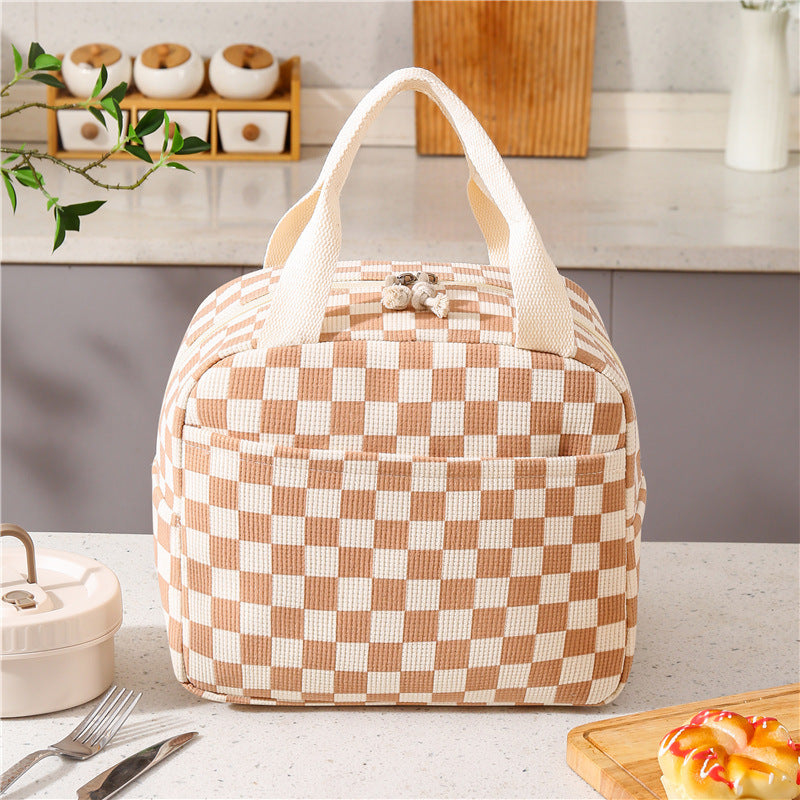 Insulated Strawberry Print Lunch Cooler Bag Bowlift