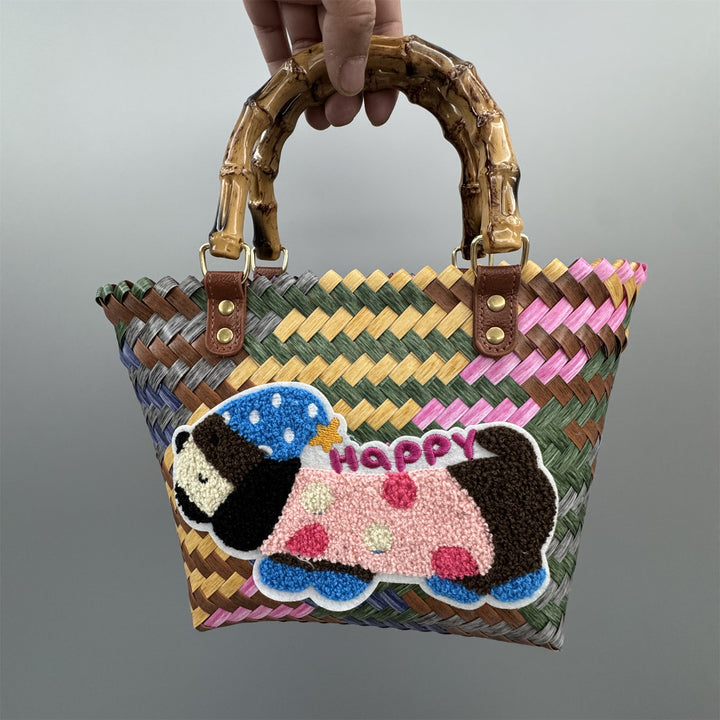 Playful Bast Handbag Bowlift