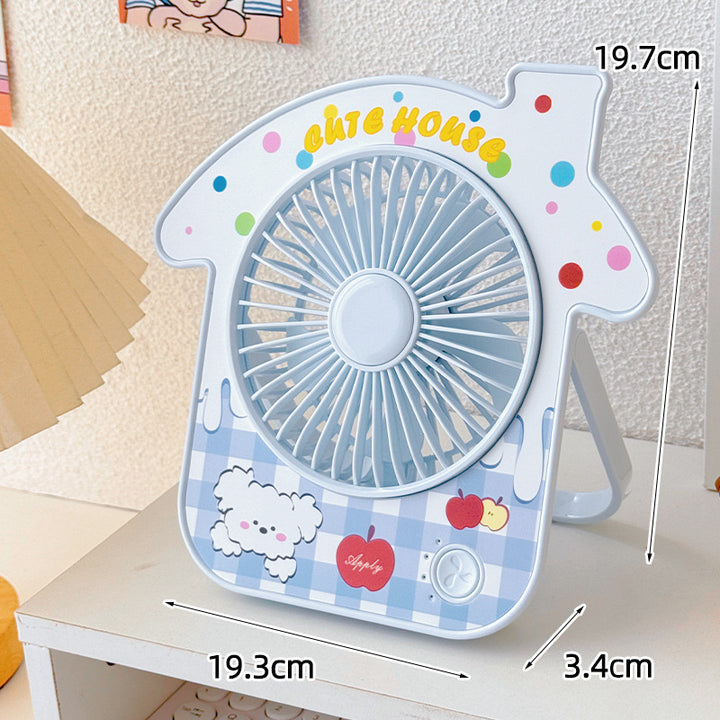 Women's table fan in creative house design Bowlift