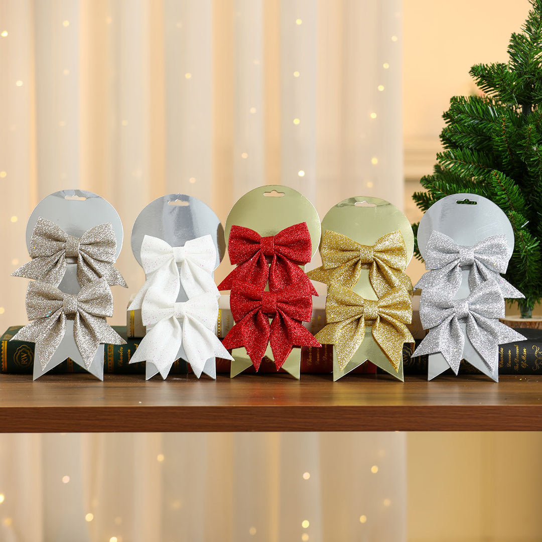 Glittering Hair Bow Set Bowlift