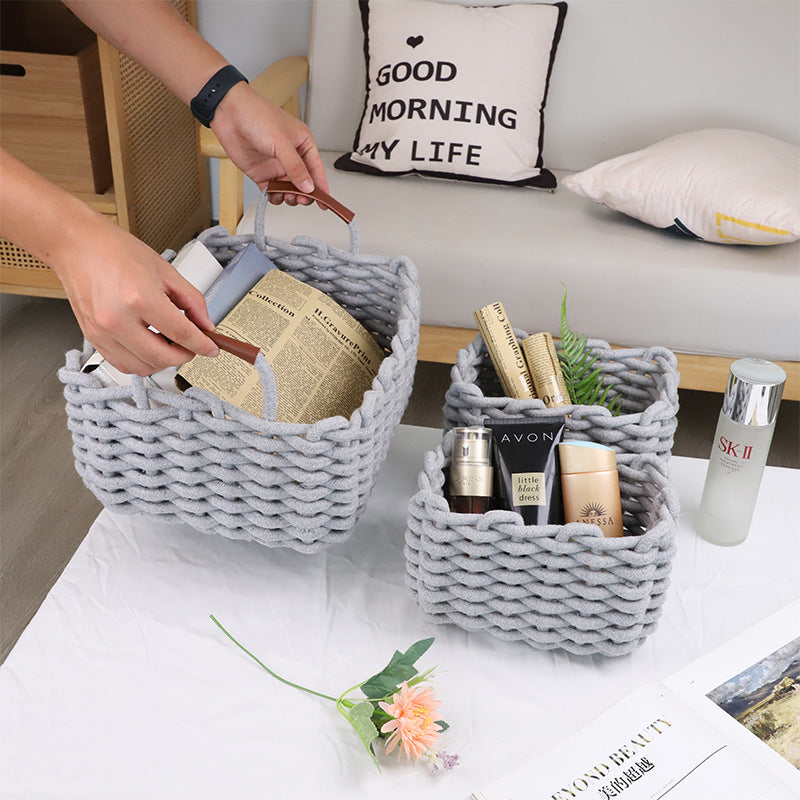 Soft Knit Storage Basket Set Bowlift
