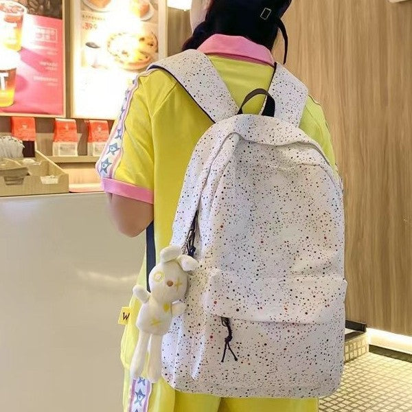 Stylish Abstract Pattern Backpack Bowlift