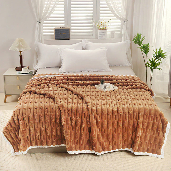 Luxurious Textured Throw Blanket