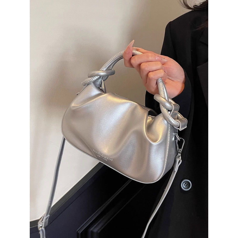 Chic Knotted Handle Handbag Bowlift