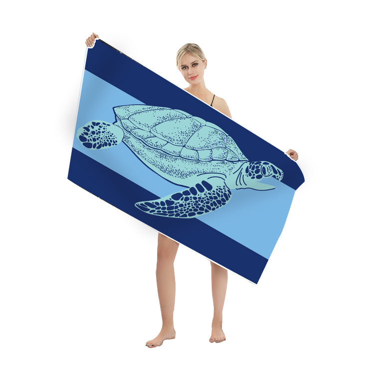 Beach towel with creative mandala design Bowlift