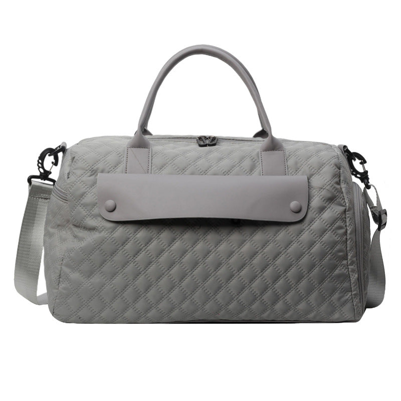 Quilted Travel Duffle Bag Bowlift