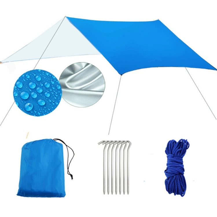 BowLift | Multifunctional Outdoor Waterproof Sunscreen Beach Canopy Tent Sun Protection Pergola (Blue)