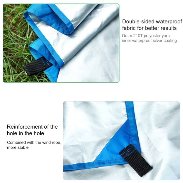 BowLift | Multifunctional Outdoor Waterproof Sunscreen Beach Canopy Tent Sun Protection Pergola (Blue)