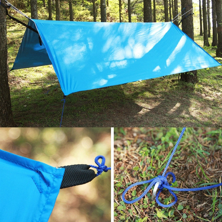 BowLift | Multifunctional Outdoor Waterproof Sunscreen Beach Canopy Tent Sun Protection Pergola (Blue)