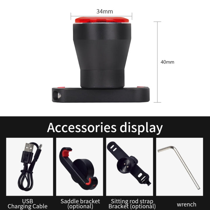 BowLift | Antusi Q5 Bike Tail Light Automatic Brake Induction Lights