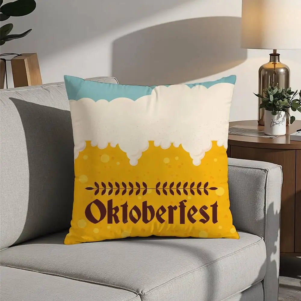BowLift | Oktoberfest Cushion Printing | Decorative Plush Cushion