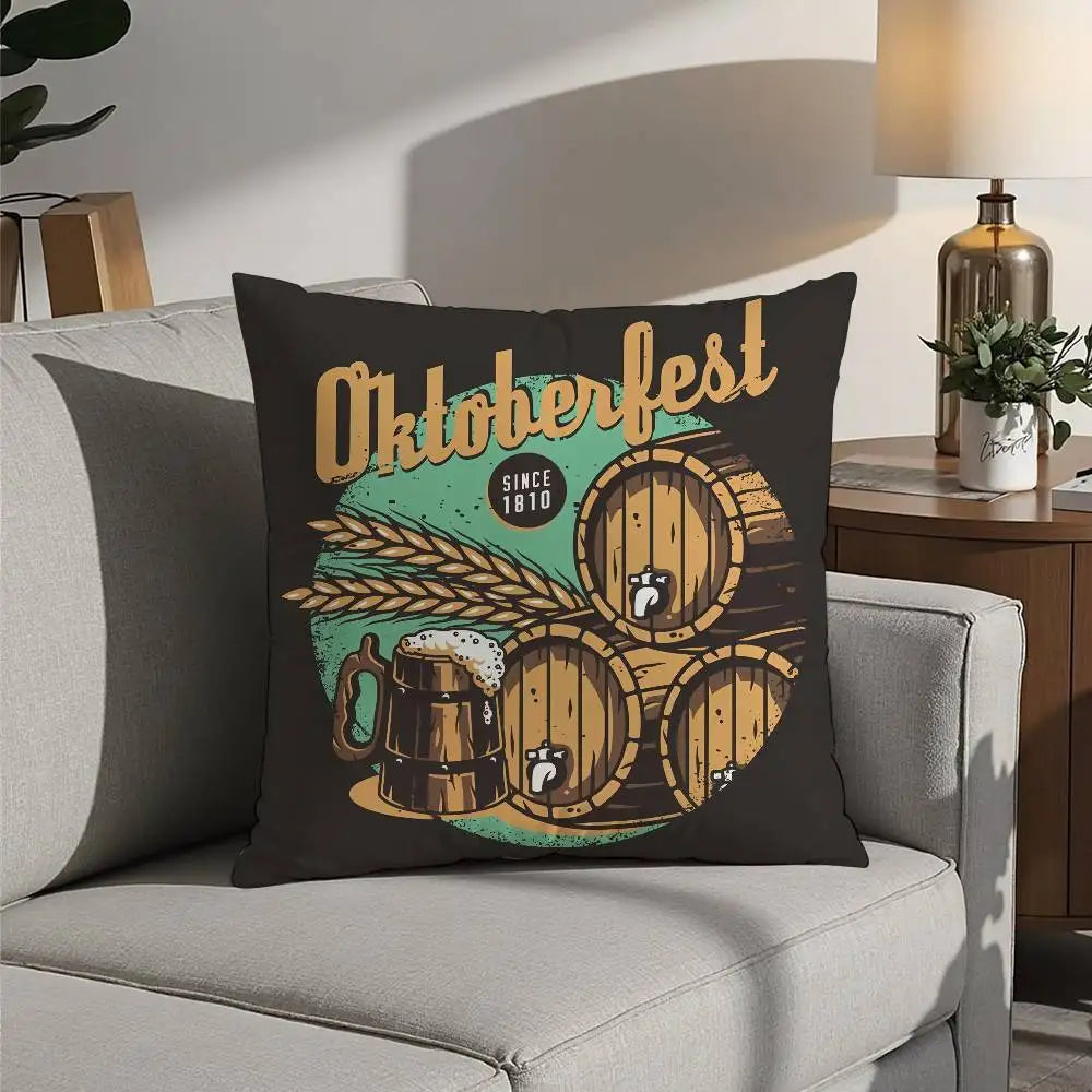 BowLift | Oktoberfest Cushion Printing | Decorative Plush Cushion