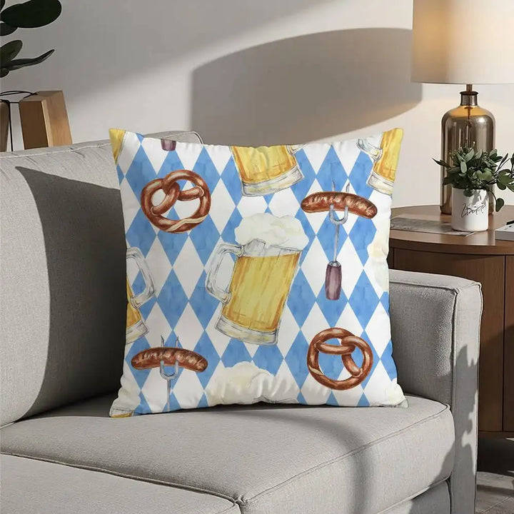 BowLift | Oktoberfest Cushion Printing | Decorative Plush Cushion